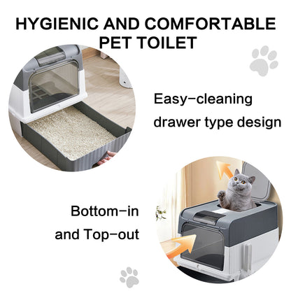 Sanlo Deluxe XL Cat Litter Box