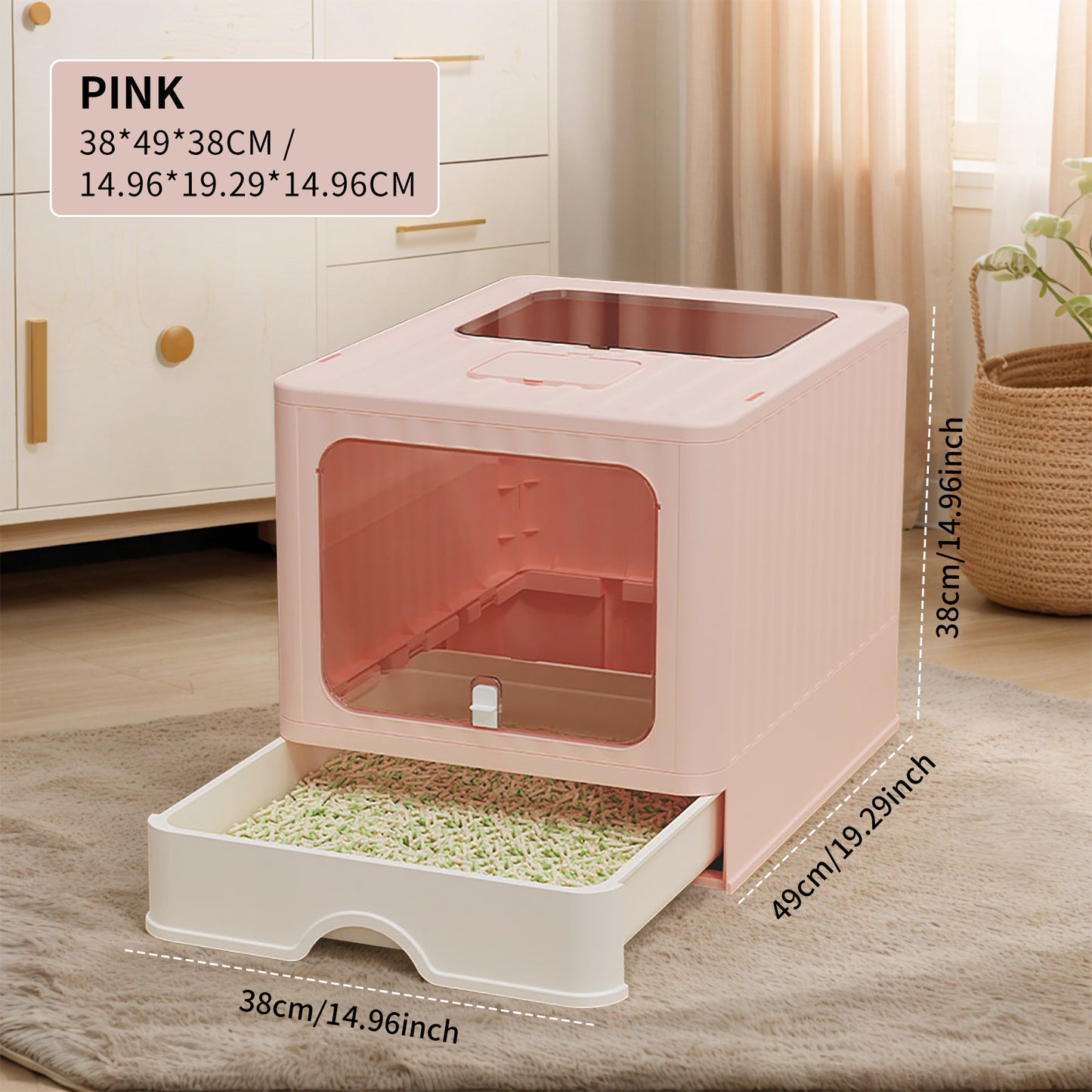 Sanlo Premium Cat Litter Box